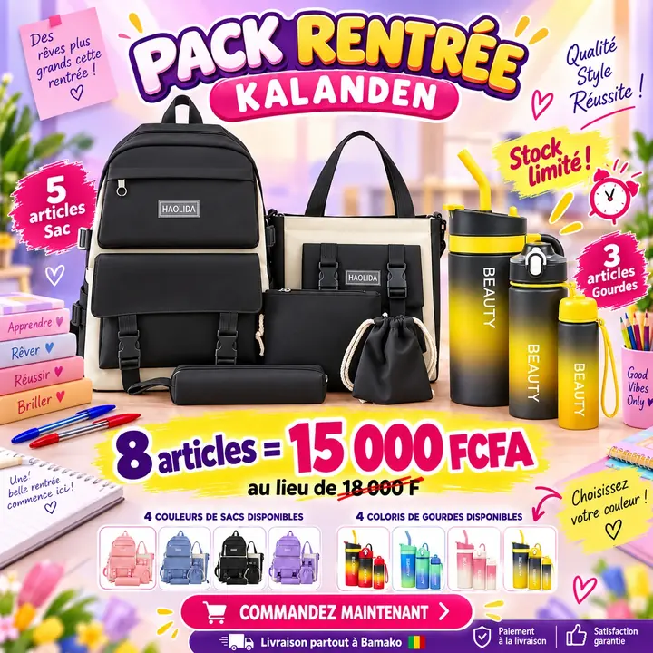 Pack Rentrée Kalanden noir